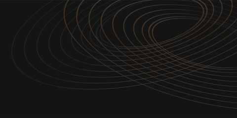Fototapeta premium dark background with golden circles. modern background. vector illustration. eps 10