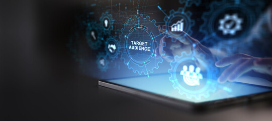 Fototapeta premium Target Audience Identification and Marketing Optimization Framework.
