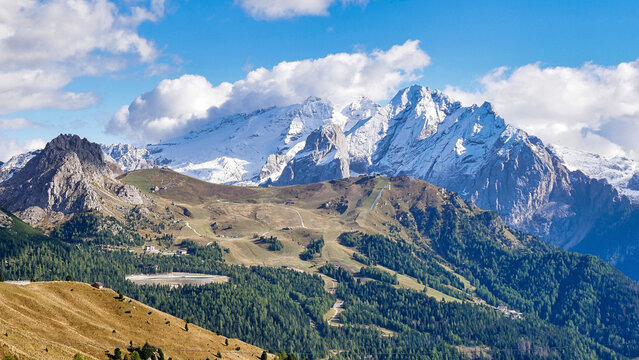 Blick auf die Marmolada