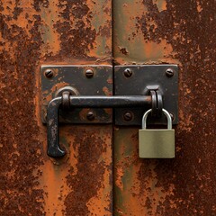 Rusty Gate, Brass Lock