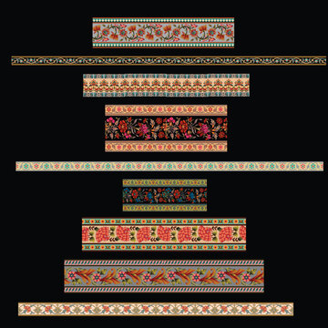 abstract horizontal less border black ground design