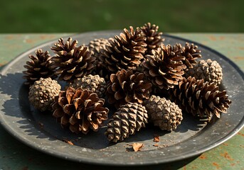 Sun-Kissed Pine Cones