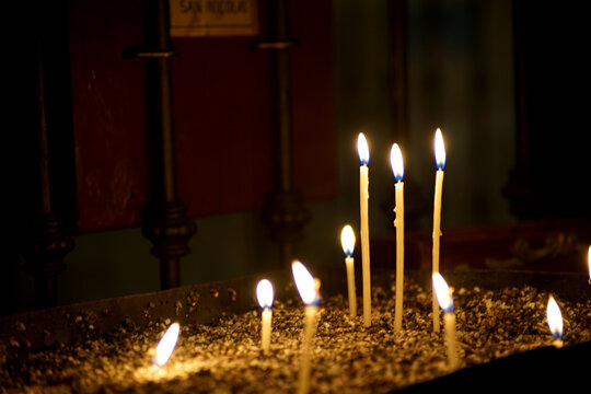 Lighting a Candle in Hope and Faith