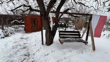 Działka nr. 121 , Nowy Sącz, zima. © Maciej G. Szling