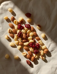 peanuts in a wooden bowl