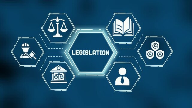 Legislation and law-making concept representing government acts, constitutional rules, and parliamentary procedures.
