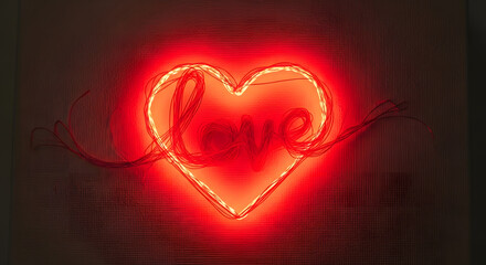 red heart background