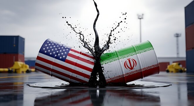 The geopolitical tension between the united states and iran impacting global oil trade
