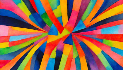 Background with bright colorful stripes, abstract pattern