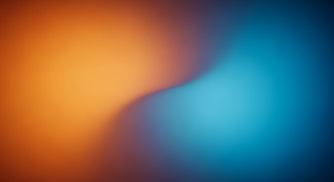 Vibrant orange and blue gradient background with blended colors and soft edges