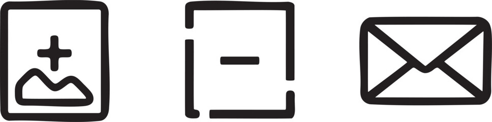 Obraz premium Image Add Image Remove Inbox Gallery Photo Management