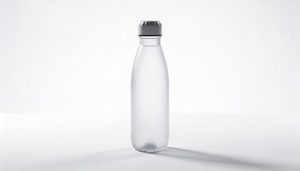 Reusable Water Bottle Isolated on White Background