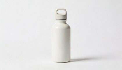 Reusable Water Bottle Isolated on White Background
