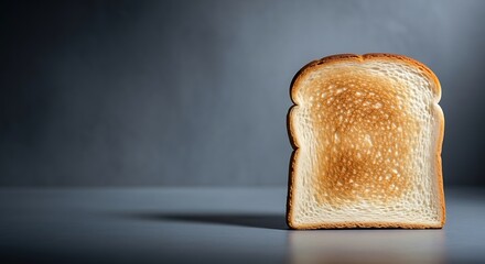Toast Slice Close Up Still Life Studio Shot Delicious Healthy Meal Bread Food Photography Idea Breakfast Snack Baked Goodness Gourmet Cuisine Treat