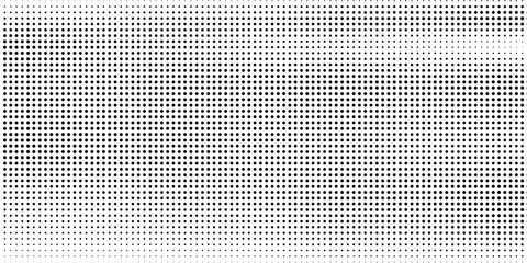 Halftone gradient. Dotted gradient, smooth dots spraying and halftones dot background seamless horizontal geometric pattern vector template set modern circle background modern
