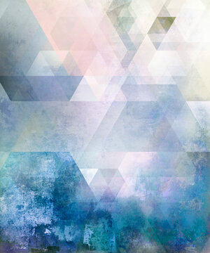 farben cover geometrisch dreieck texturen vorlage vielfalt formen kratzer verlauf modulation abstrakt malerei