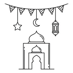 Social media marketing and online engagement vector, digital communication in flat style.