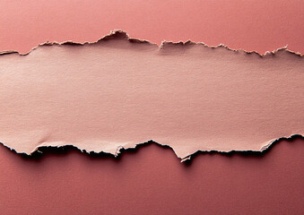 Fototapeta premium Torn paper revealing layered texture creating a minimalist backdrop for modern creative compositions