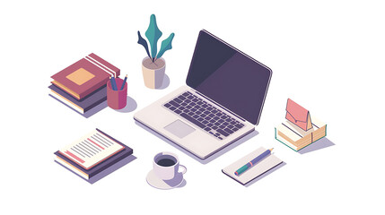 Sleek Minimalist Home Office Desk Setup