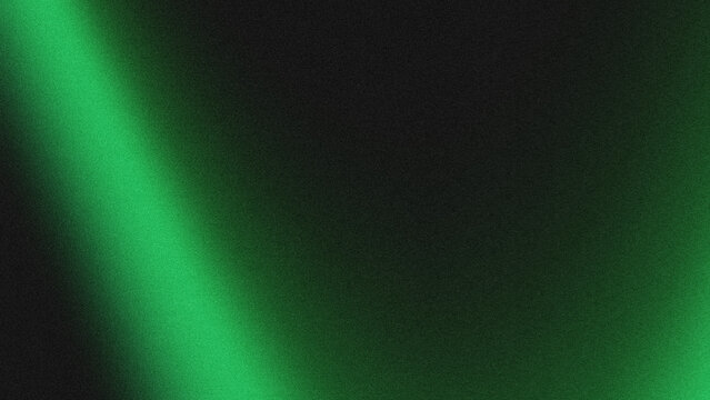 Abstract neon green and black gradient background with grainy texture and diagonal light band. Ideal for tech, sci-fi, or digital design themes in commercial and editorial use.