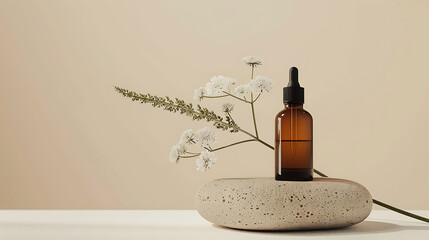 Elegant Beauty Care Therapy Concept with Organic Vibe