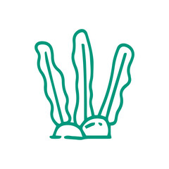 Fototapeta premium hand drawn seaweed