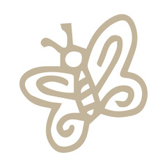 Obraz premium cute butterfly element