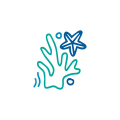 Obraz premium cute seaweed element