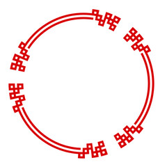 chinese circle frame