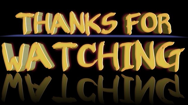 Ilustrasi tex thanks for watching 