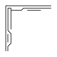 art line border corner