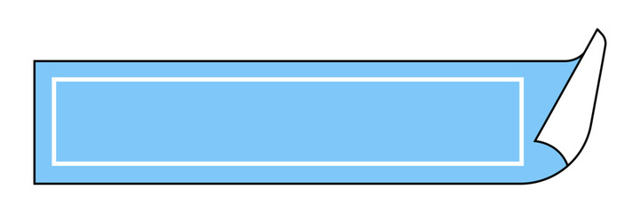 Obraz premium paper note sticker