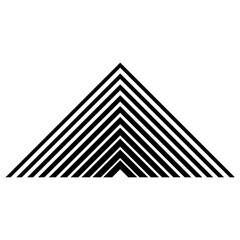 Obraz premium triangle line pattern