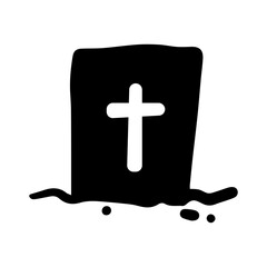 Obraz premium tombstone element