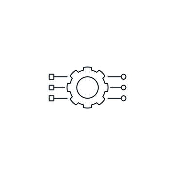 Parallel processing vector icon. Multiple timelines flowing together. Multitasking computer speed, data throughput, and quantum workflow illustration for efficiency concepts.
