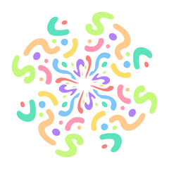 Obraz premium colorful confetti element