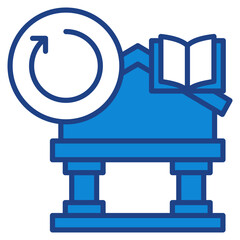 Library History Icon For Design Elements