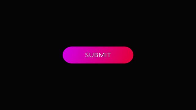 Colorful Gradient Button with Text for User Interaction on Screen Looping Motion Animation