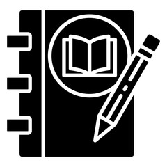 Book Notes Icon For Design Elements