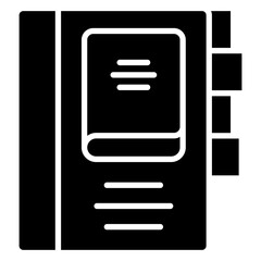 Book Category Icon For Design Elements