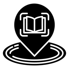 Library Zone Icon For Design Elements