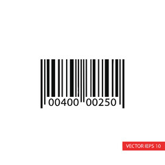 Barcode Illustration on White Background