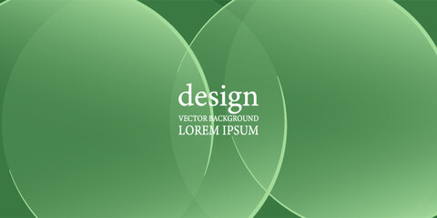 Modern bright green gradient background with glowing neon circle lines element and halftone dot abstract. vector modern design background eps10