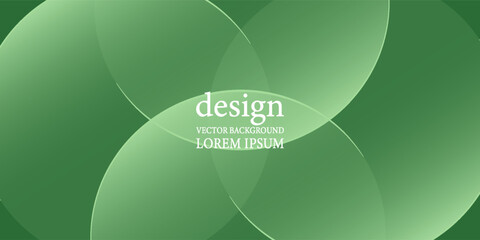 Modern bright green gradient background with glowing neon circle lines element and halftone dot abstract.