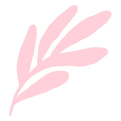 Obraz premium hand drawn leaves