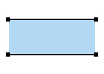Obraz premium minimal rectangle banner