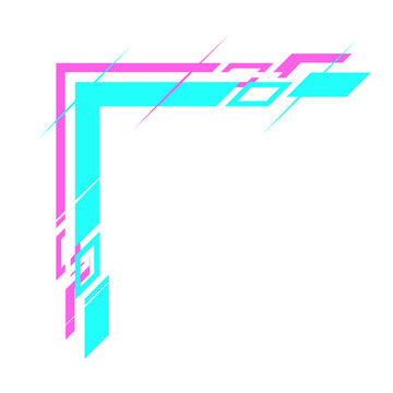 glitch corner edge