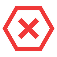 Obraz premium cross symbol icon