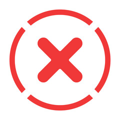 Obraz premium cross symbol icon