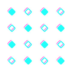 glitch shape pattern